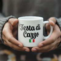 Testa Di Cazzo - Funny Italian Gag Gift