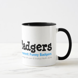 TESTAMENT: FUNNY BADGERS (TM) Dantoo, Hoth and Sol Mug