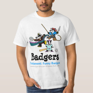 TESTAMENT: FUNNY BADGERS (TM) Dantoo, Hoth and Sol T-Shirt