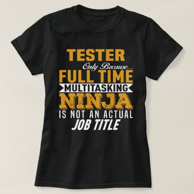 Tester T-Shirt (Design Front)