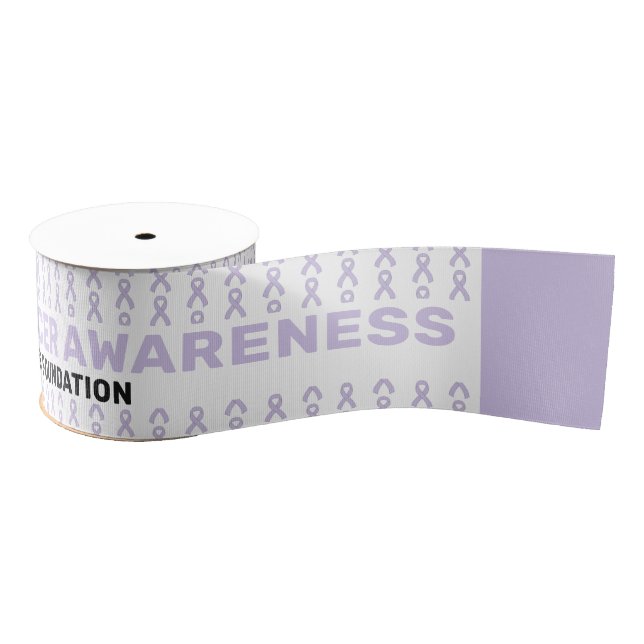 Testicular Cancer Awareness Pattern Ribbon Grosgrain Ribbon (Spool)