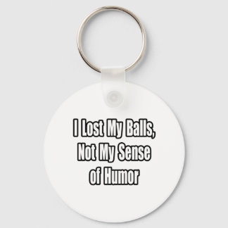 Testicular Cancer Humour Key Ring
