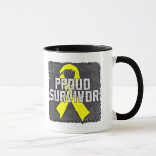 Testicular Cancer Proud Survivor Mug