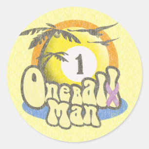 Testicular Cancer Survivor Humour Classic Round Sticker