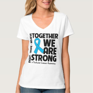 Testicular Cancer Together We Are Strong v2 T-Shirt