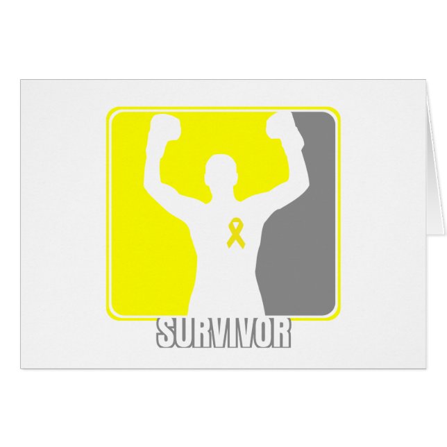 Testicular Cancer Winning Survivor (Front Horizontal)