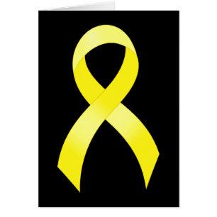 Testicular Cancer Yellow Ribbon