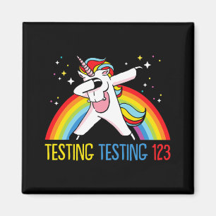 Testing 123 Cute Test Day 2  Magnet