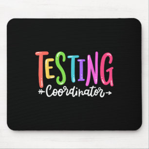 Testing Coordinator Test Day Exam Motivational Squ Mouse Mat