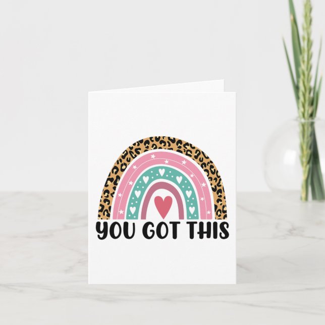 Testing Day Test Day For Teacher You Got This  Card (Front)