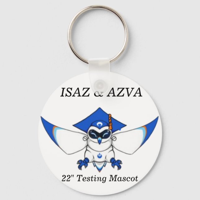Testing Mascot Key Ring (Front)