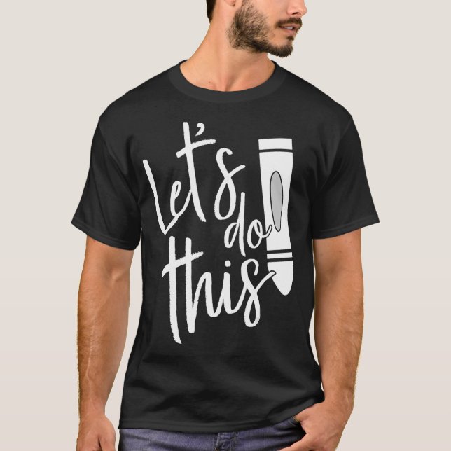 Testing Test Day  Funny School Professor Teacher J T-Shirt (Front)
