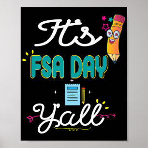 Testing Test T Shirt Florida State Test Day Gift S Poster
