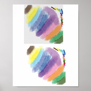 Testing Zazzle Palette Poster