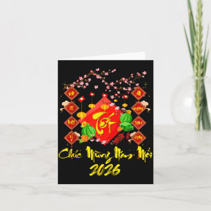Tet 2026 Year Of The Horse Vietnamese Lunar New Ye Card