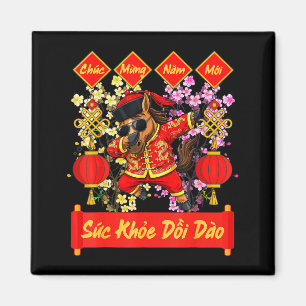 Tet Decoration 2026 Vietnamese Lunar New Year Hors Magnet