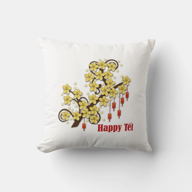 Tet Hoa Mai Cushion (Front)