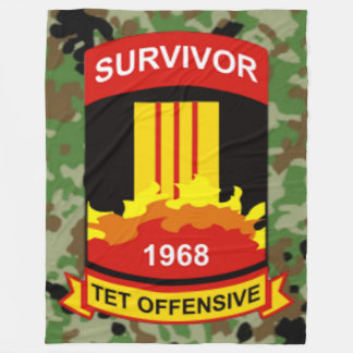 TET OFFENSIVE 1968 SURVIVOR FLEECE BLANKET