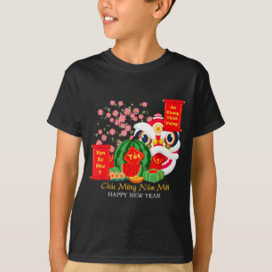 Tet Vietnamese Lunar New Year Calendar 2025 Happy T-Shirt