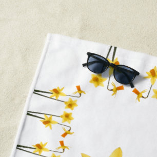 Tête à tête. beach towel
