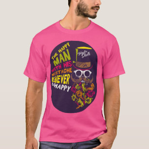 tete_de_mort_hipster_citation_happy_man_mustache_n T-Shirt