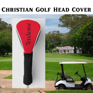 Tetelestai Red Christian  Golf Head Cover
