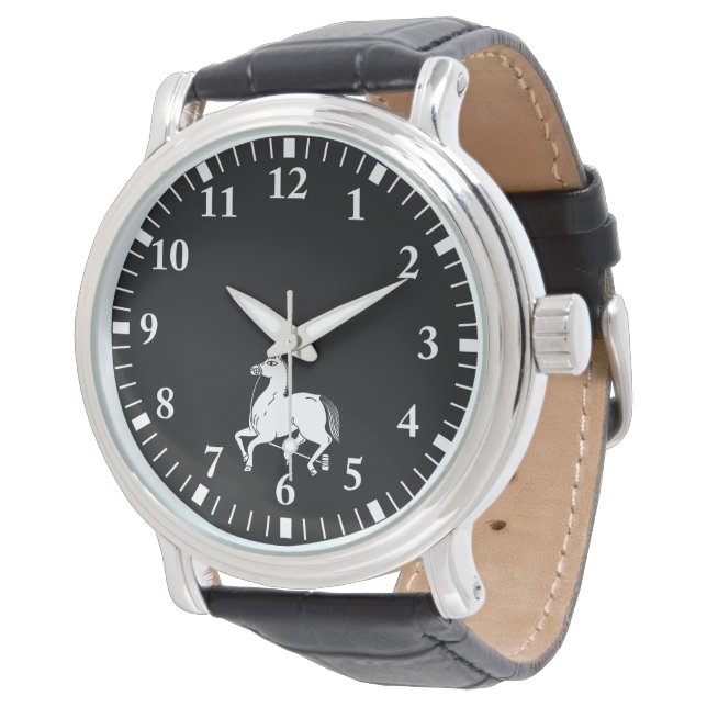 Tethered champion horse watch (Angled)