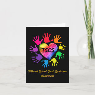 Tethered Spinal Cord Syndrome Awareness Hands Gift Card
