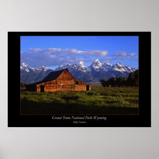 Teton Barn #1 Poster
