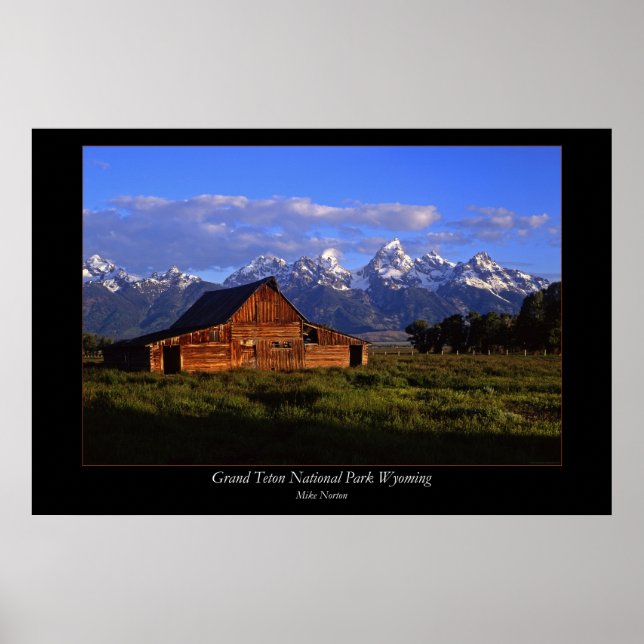 Teton Barn #1 Poster (Front)