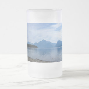 Teton Beauty Frosted Glass Beer Mug