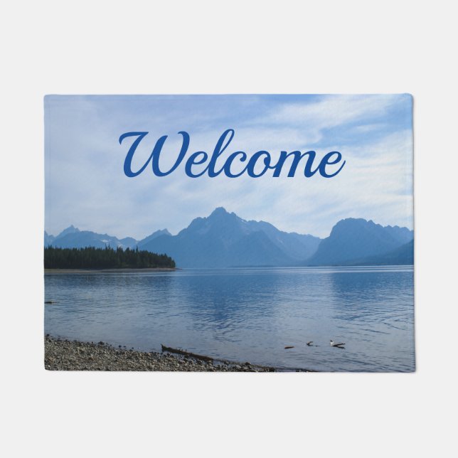Teton Beauty Welcome Doormat (Front)