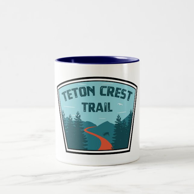 Teton Crest Trail Two-Tone Coffee Mug (Center)