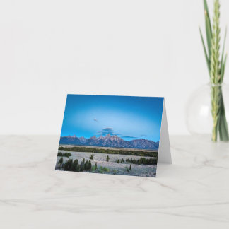 Teton Mountains At Daybreak Card
