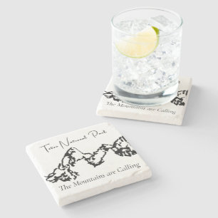 Teton National Park Stone Coaster