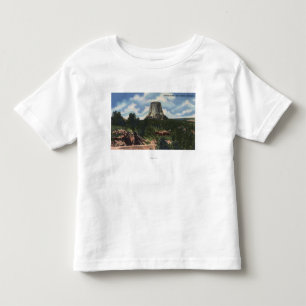 Teton National Park, WY - Devil's Tower near Toddler T-Shirt