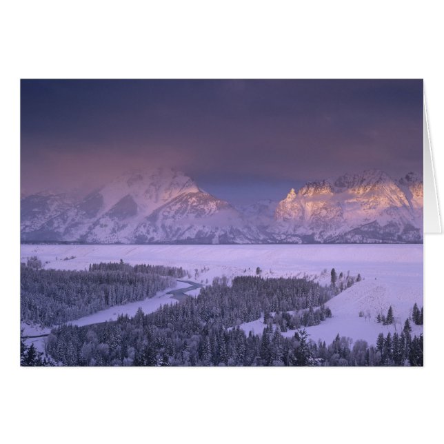 Teton Range from Snake River Overlook, Grand (Front Horizontal)