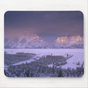 Teton Range from Snake River Overlook, Grand Mouse Mat