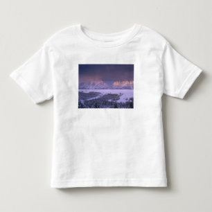 Teton Range from Snake River Overlook, Grand Toddler T-Shirt