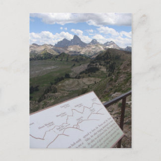 Teton Range Postcard