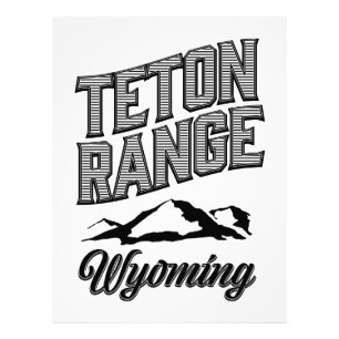 Teton Range, Wyoming Photo Print