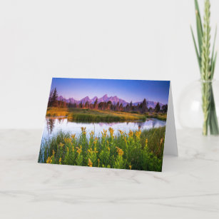 Teton Sunrise Card