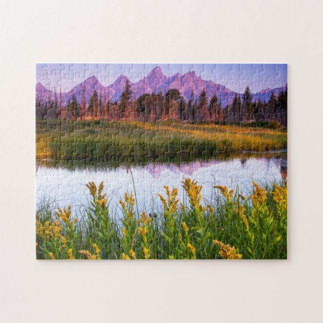 Teton Sunrise Jigsaw Puzzle (Horizontal)