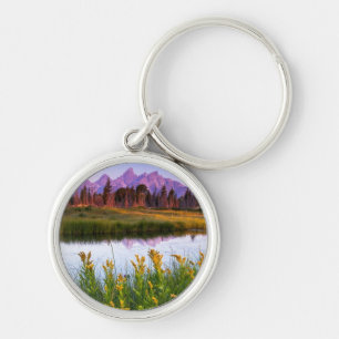 Teton Sunrise Key Ring