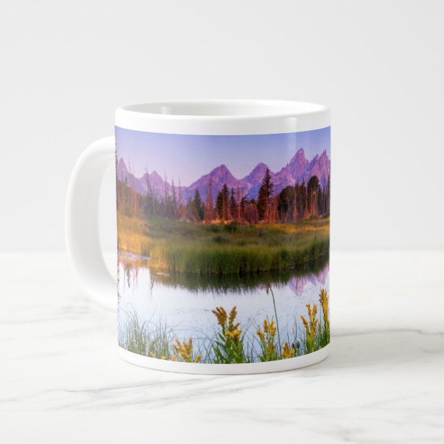 Teton Sunrise Large Coffee Mug (Front Left)