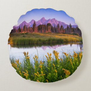 Teton Sunrise Round Cushion