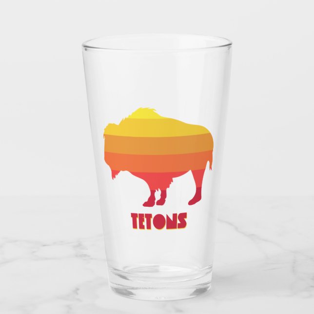 Tetons Bison Glass (Front)
