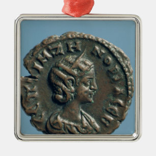 Tetrachm of Zenobia, Queen of Palmyra Metal Tree Decoration