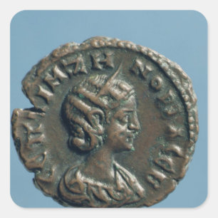 Tetrachm  of Zenobia, Queen of Palmyra Square Sticker