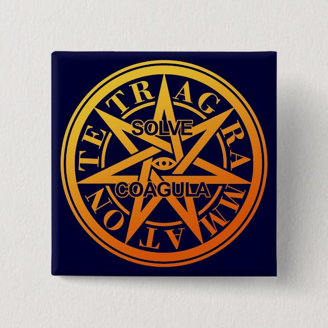 TETRAGRAMMATON2 15 CM SQUARE BADGE (Front)